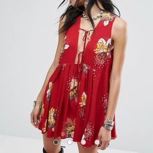 Free People Lovely Day Printed Tunic Dress